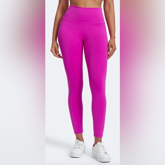 New Balance Pants - New Balance Women's Pink Fuchsia High-Waisted Leggings Small